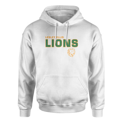 LES Lion Stacked v1 Hoodie - Adult