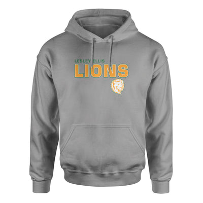 LES Lion Stacked v3 Hoodie - Adult