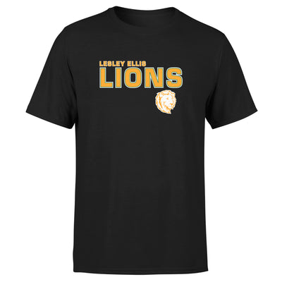 LES Lion Stacked v4 Sustainable Tee - Adult